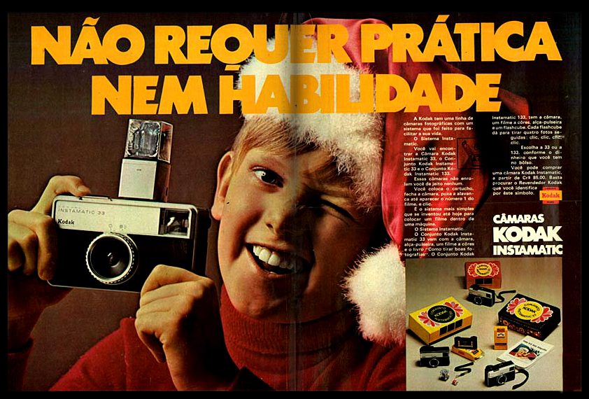 propaganda antiga kodak instamatic 1971